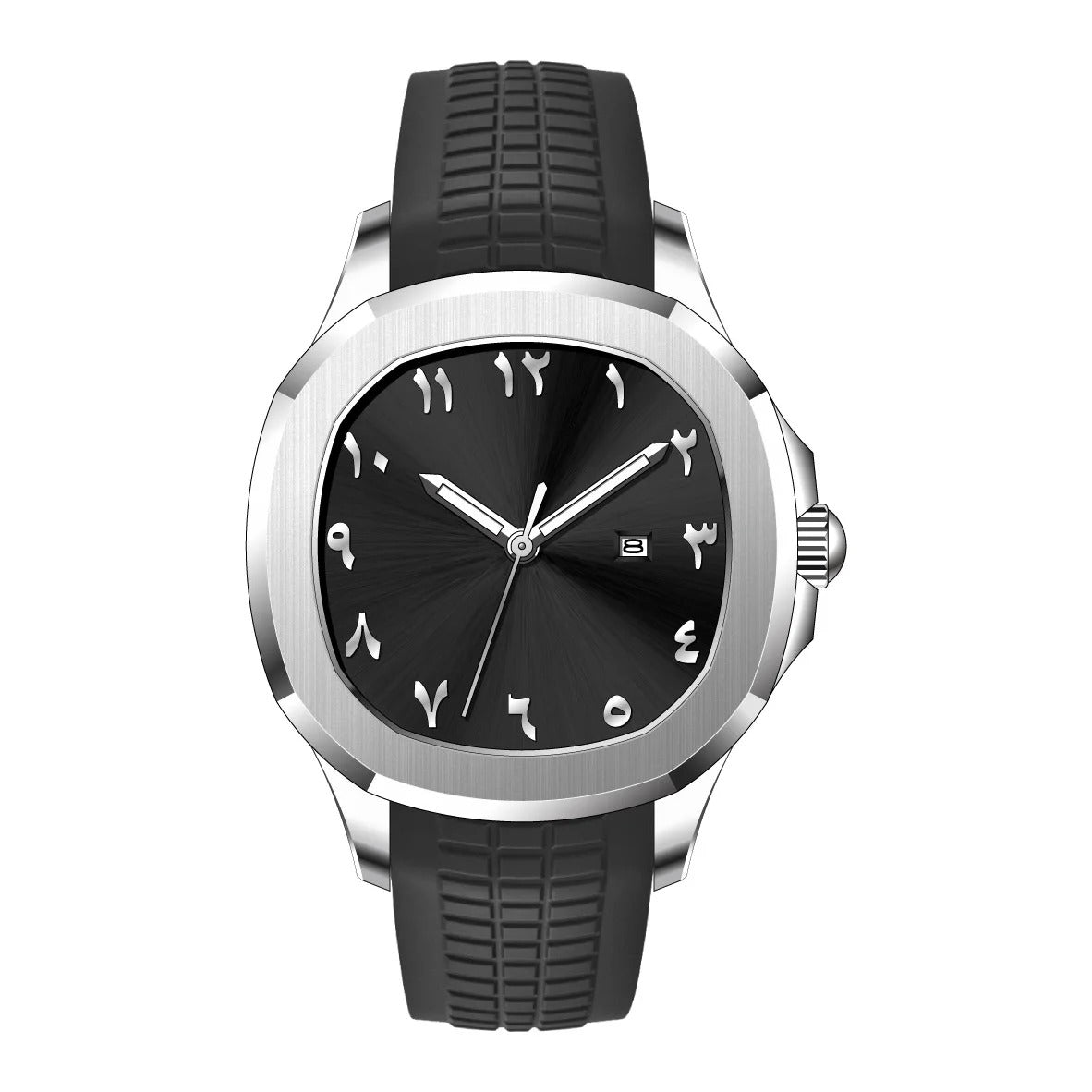 Luxury Fashion Men's Mechanical Watch Avocado Green Night Light Waterproof Watch