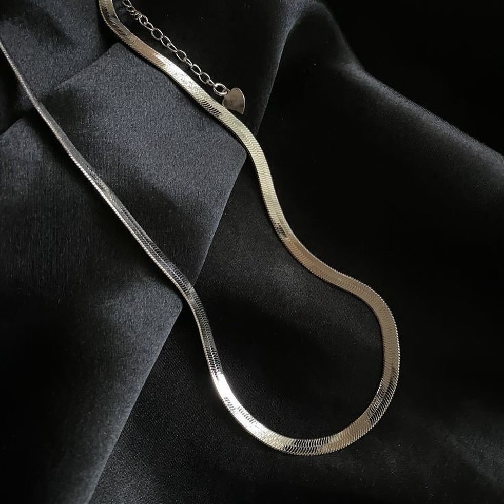 New Silver Snake Chain Male Female Wearable