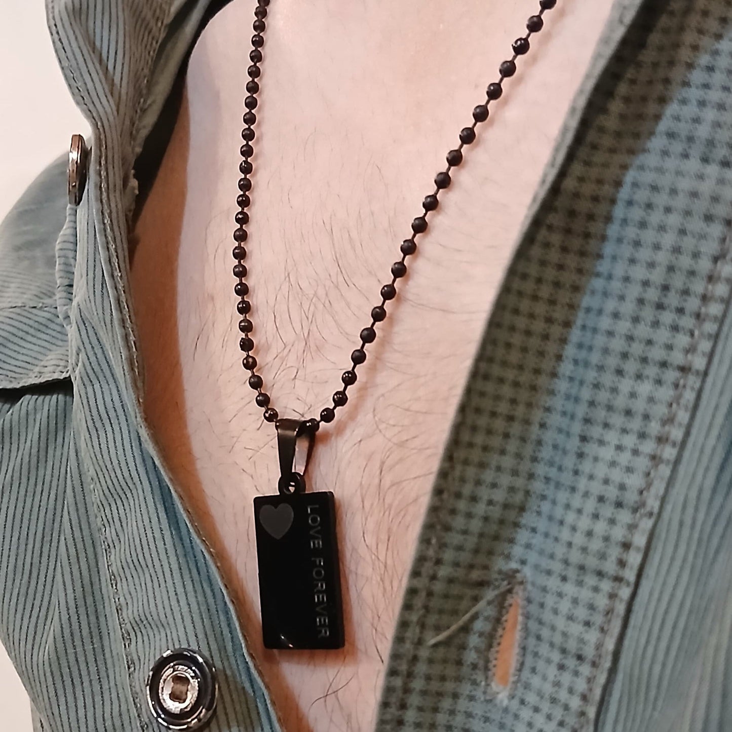 Pendant Rolo chain neck piece for Men and Women Sale