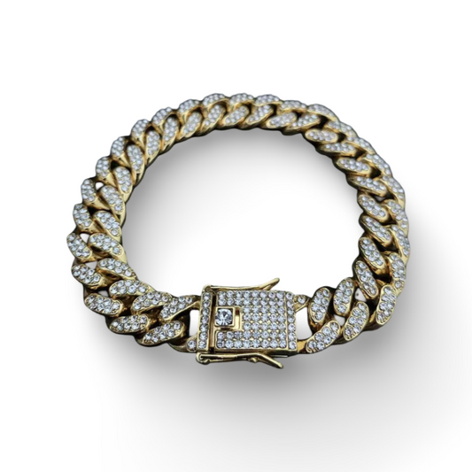 Cuban bracelet Fully Diamond unisex